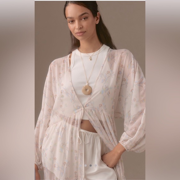 Anthropologie Floral Tiered Duster - NWT - Picture 4 of 4